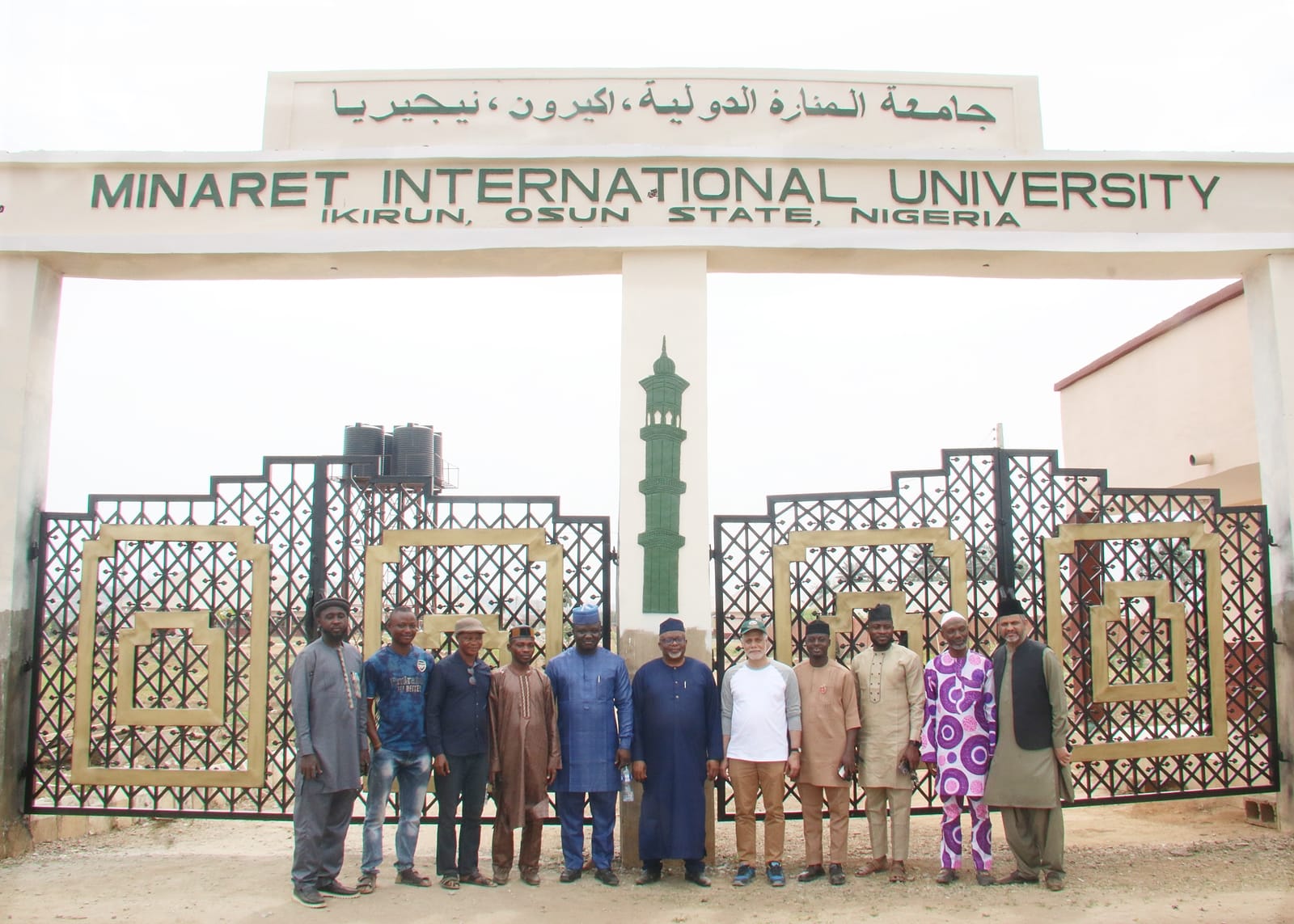 The Respected Amir sahib Ahmadiyya Muslim Jama’at of Nigeria visited the Proposed Minaret International University