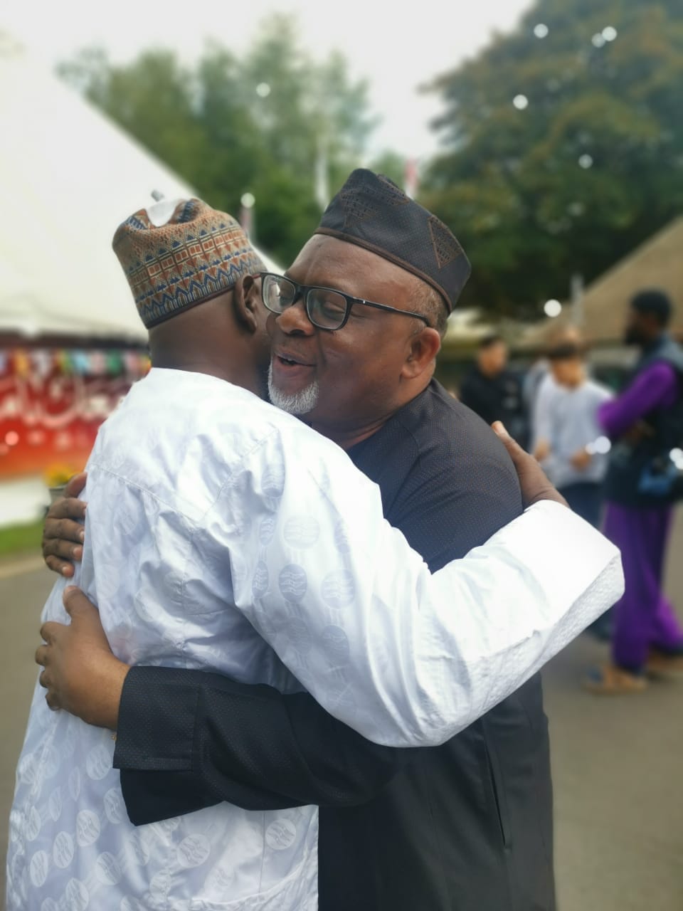 Amir Ahmadiyya Nigeria meets Amir Ahmadiyya Uganda and Ghana- UK Jalsa