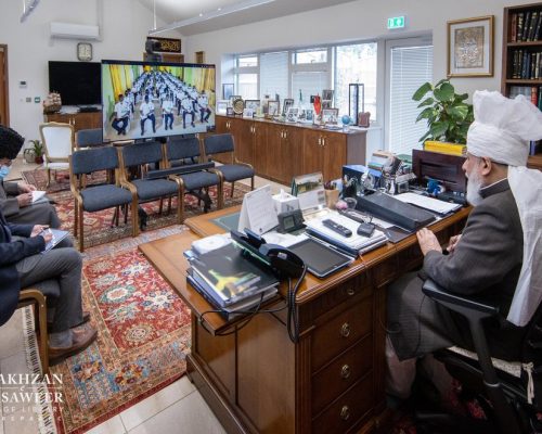 Majlis Khuddamul Ahmadiyya Nigeria have Honour of Virtual Meeting with World Head of Ahmadiyya Muslim Community