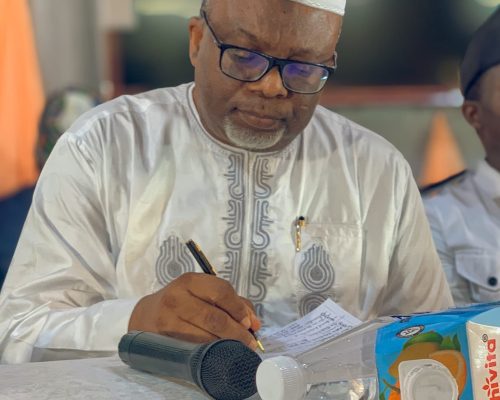 The Amir sahib Ahmadiyya Nigeria of Nigeria Alh. (Barr) Alatoye Folorunsho AbdulAzeez sahib, chaired the symposium program of the Ahmadi Muslim Students Association Annual Higher Institution Convention 2023.