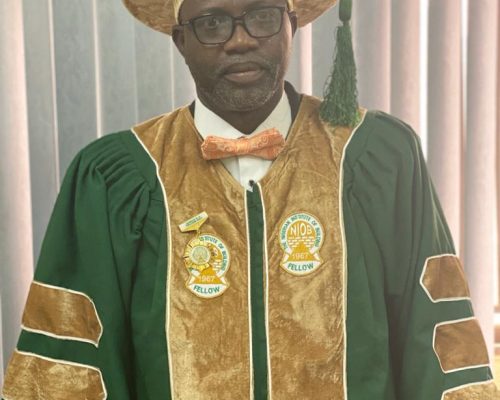 BLDR TOWOLAWI EMERGES A FELLOW OF THE NIGERIAN INSTITUTE OF BUILDING