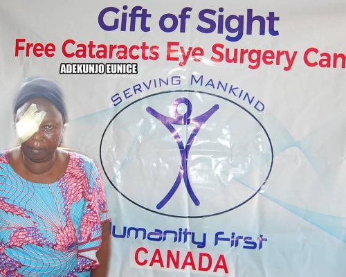 HUMANITY FIRST PARTNERS LAJNA IMAILLAH NIGERIA TO RESTORE EYE SIGHT AS IT JOINS GLOBAL CENTENARY ANNIVERSARY.